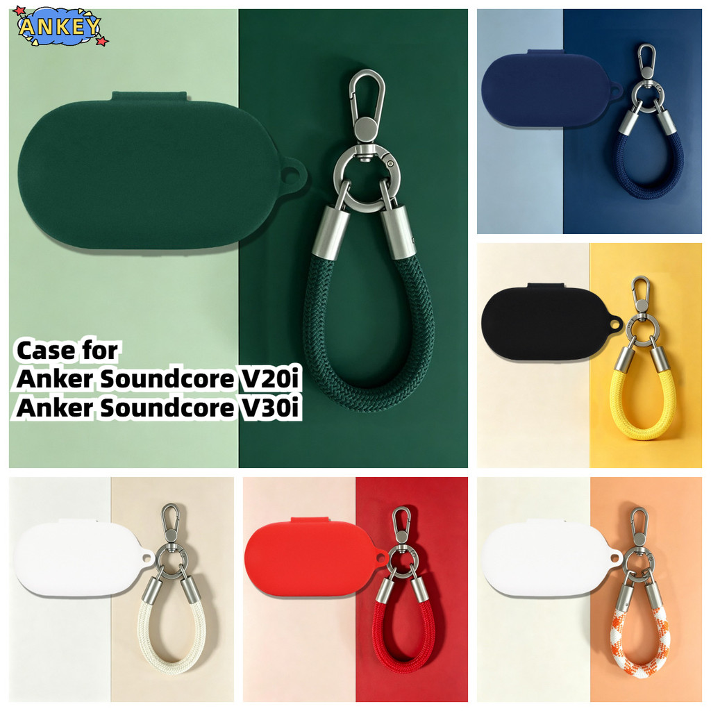 Compatible with Anker Soundcore V30i Bluetooth Earphone Silicone Protective Case for Anker Soundcore