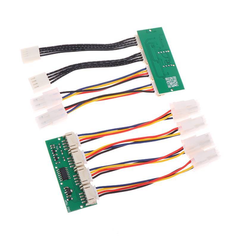 BPUR 12V 4-in-1 Square 4Pin พัดลมจําลองจําลองจําลองจําลองพิเศษสําหรับ Antminer S21 S19kpro T21 KS5 K