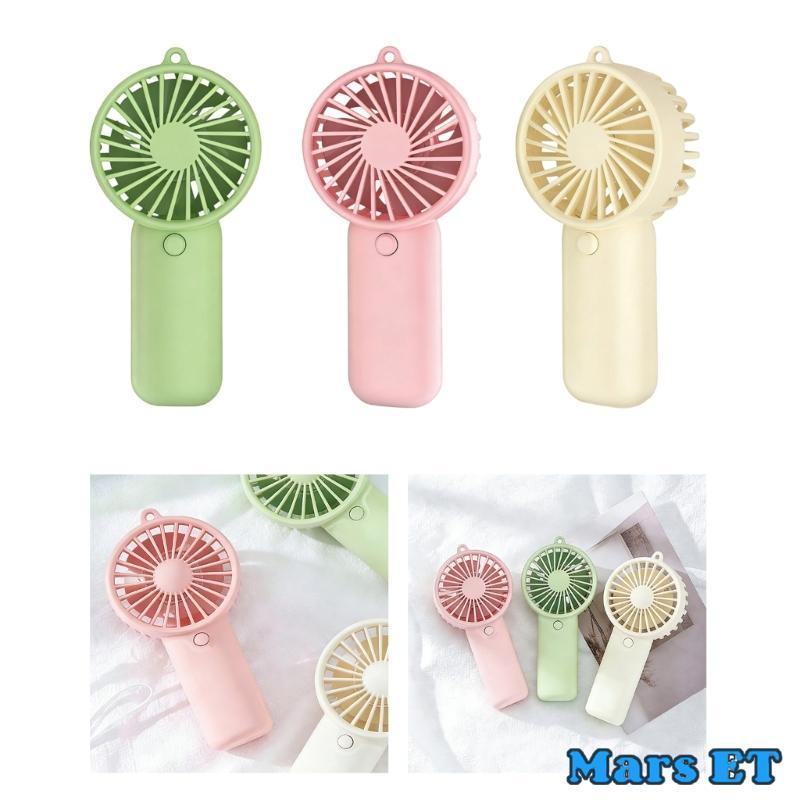 พัดลมตั้งโต๊ะ Mars Tiny แต่ละคนใช้พัดลมมือถือแบตเตอรี่ LR03 2 ก้อนสําหรับสภาพอากาศร้อน