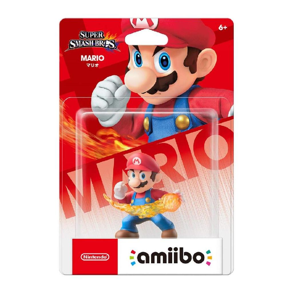 [amiibo ของแท้] Fireball Mario amiibo Nintendo Super Smash Bros. ของตกแต่งตุ๊กตา ของแท้พร้อมสต็อก