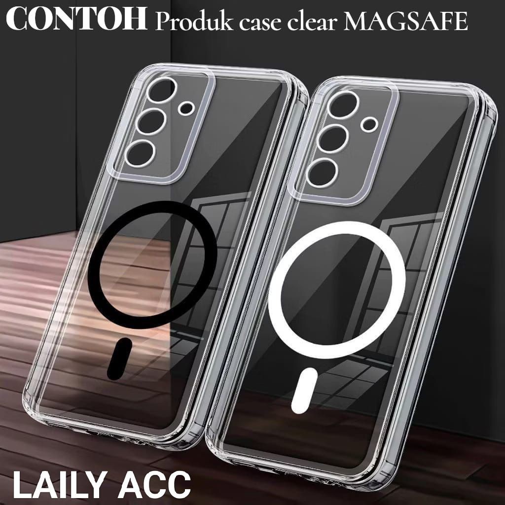 SOFT CASE MAGSAFE CLEAR TRANSPARENT VIVO Y20 Y21 Y04 Y91 Y20 Y21 Y30 Y50 Y57 T1 5g Y38 5g T1 Y75 Y71