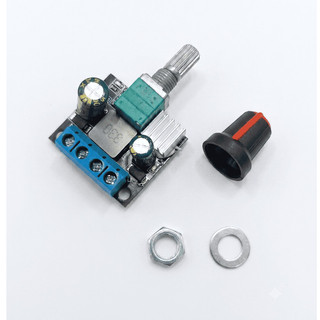 โมดูลปรับความเร็วมอเตอร์ พัดลม DC 12V/24V PWM Speed Controller สวิตช์วอลลุ่ม B10K