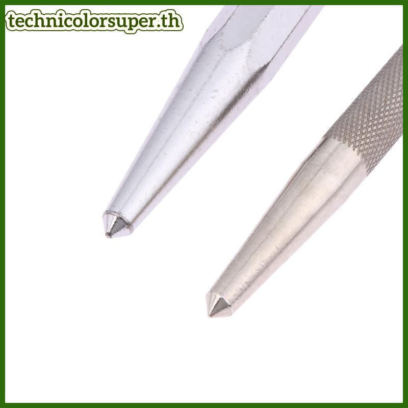 Technicolorsuper ความแข็งสูง Center Punch ลื่นเรียว Punch Point Punch Locator เจาะโลหะ Mark Center P