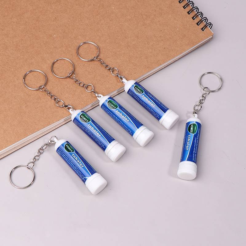 ETERNITY 5 ชิ้นจมูก Sti พวงกุญแจ Boosts Focus Inhaler หลอด Cooling Nasal Inhaler Aromatherapy Energy