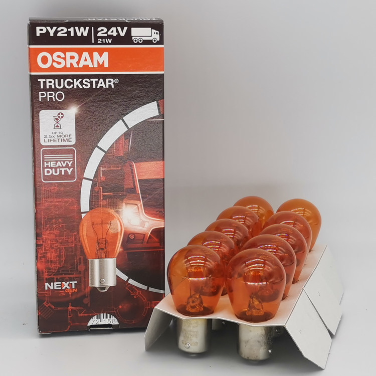 OSRAM OSRAM SK 7510 TSP 24V PY21W E1 2HE รถบรรทุกหลอดไฟ LTS