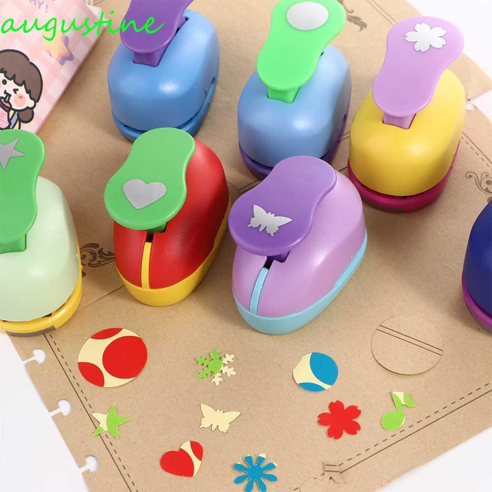 AUGUSTINE Hole Puncher สําหรับกระดาษอุปกรณ์การเรียนกระดาษลายนูน Sharper 9/16/25 มม.เด็กของเล่นเด็ก P