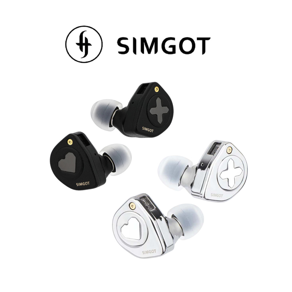 Simgot EW300 หูฟัง IEMs 3 ไดร์เวอร์ 1DD+1Planar+1PZT เปลี่ยนท่อนำเสียงได้ รับประกัน 1 ปี