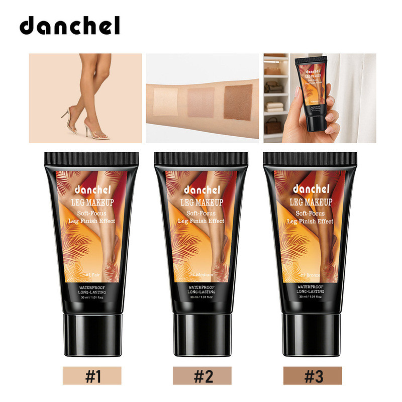 พร้อมสต็อกความงาม Danchel Leg Makeup Smooth Concealer Moisturizing Light Moisturizing Hold Makeup Le