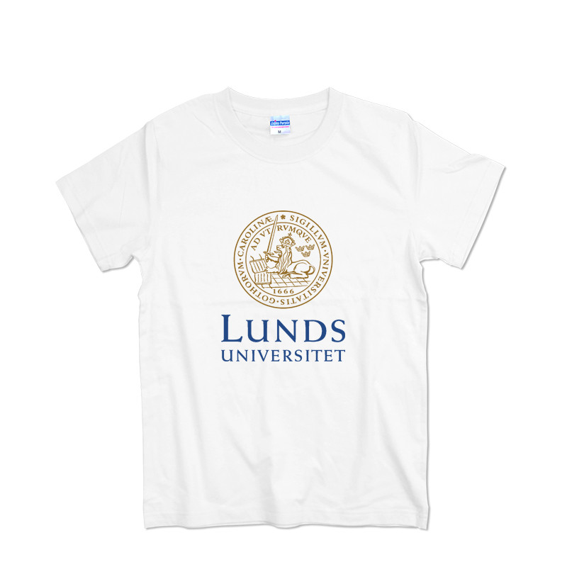 Lund University Sweden Lund University Uniform Summer Trend Letter Simple Youth Short Sleeve T-Shirt
