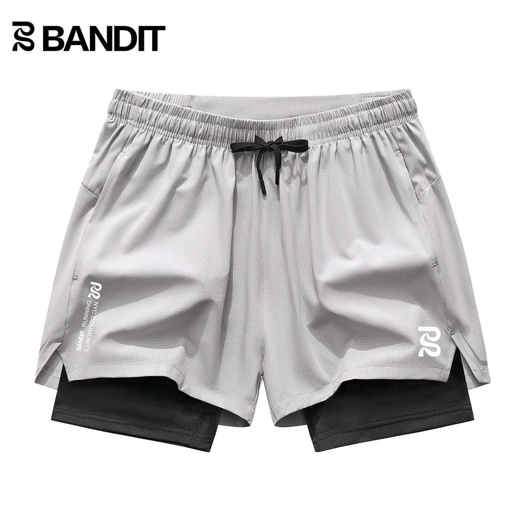 BANDIT RUNNING สามารถถือโทรศัพท์มือถือกีฬาฟิตเนส RUNNING Holiday สองชิ้น Quick-Drying Breathable Qua