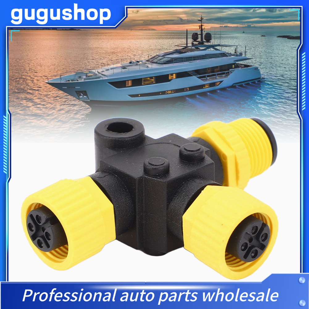 Gugushop OPPWONG NMEA 2000 T Connector 5 Pin IP67 Water Marine Tee Terminator การเชื่อมต่อแบบสองทิศท