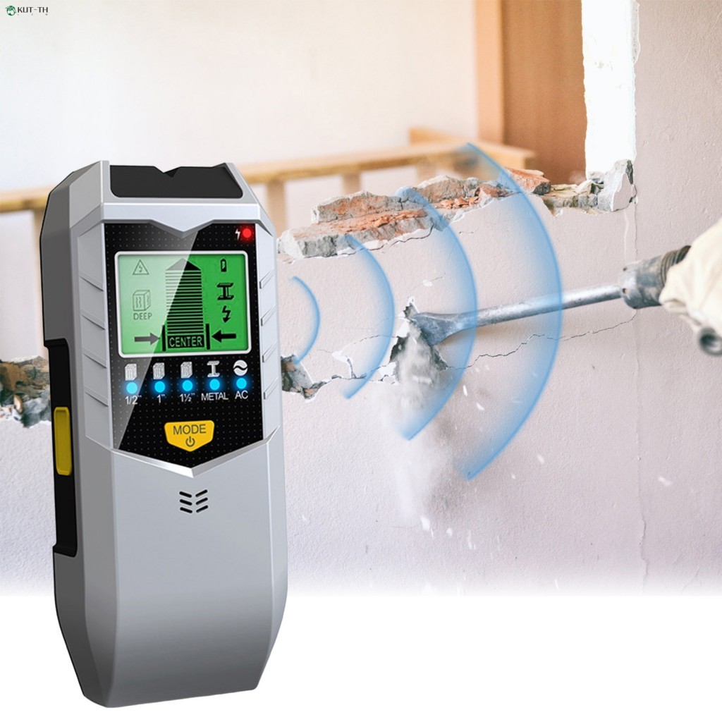 STUD Finder PipeS Sensor Functional Wall Scanner เครื่องตรวจจับสตั๊ดอิเล็กทรอนิกส์สําหรับสายไฟสาย PV