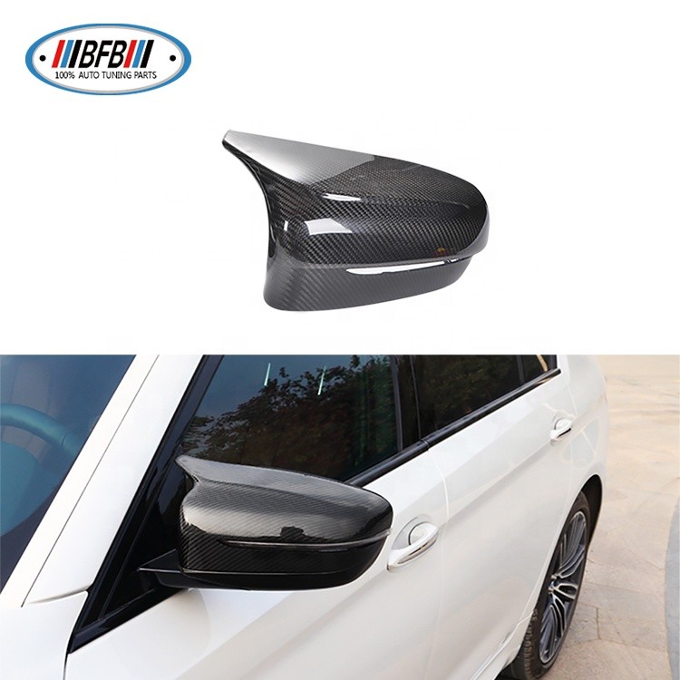 Premium-4pcs คาร์บอนไฟเบอร์เปลี่ยน F90 M5 ด้านข้างกระจกสําหรับ BMW F90 M5 2018 2019