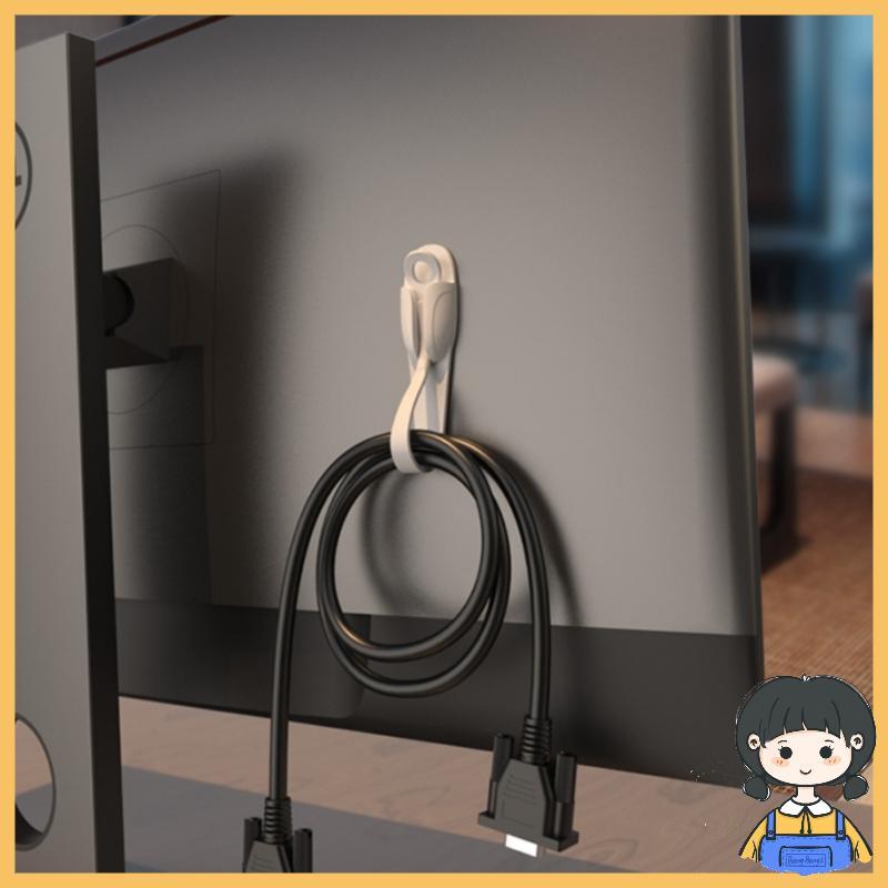 Bang Cable Clip Cable Management Cable Holder Cord Organizers Selfs กาวสําหรับโต๊ะ