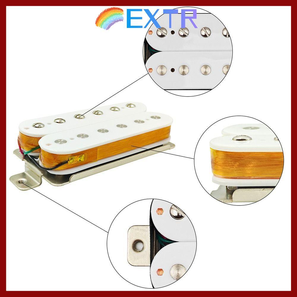 CODEXTR Humbucker Pickups, 52mm Bridge 50mm Neck Electric Guitar Pickups, Adjustable Guitar Accessor