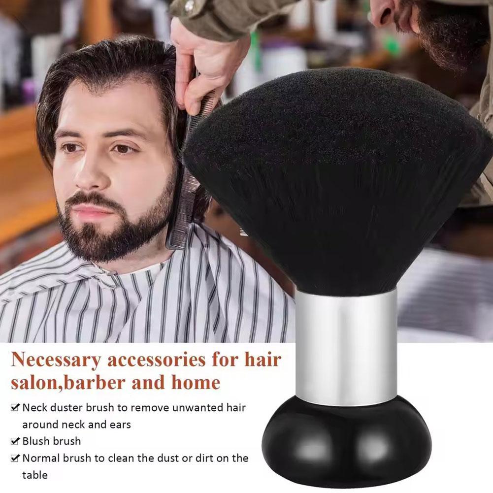 ตัดผมคอ Duster แปรงไนลอนนุ่มผม Saloon ทําความสะอาดเครื่องมือสําหรับตัดผมผมหลวม K2g8