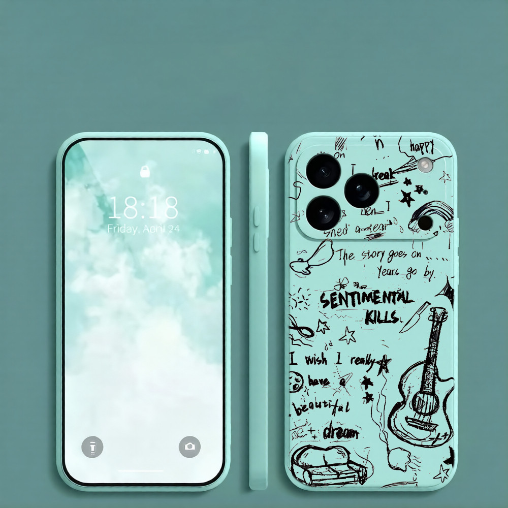 เคสโทรศัพท์กีตาร์เพลงเหมาะสําหรับ HONOR 600lite 600 200 X9D X9cSmart X9C X7D X7C X5C X5cPlus X5Plus