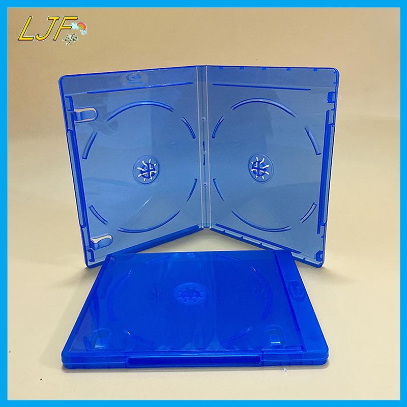 LJF 1PC CD Game Case Protective Boxpatible สําหรับ / Game Disk Holder Disk Case CD DVD Discs Storage