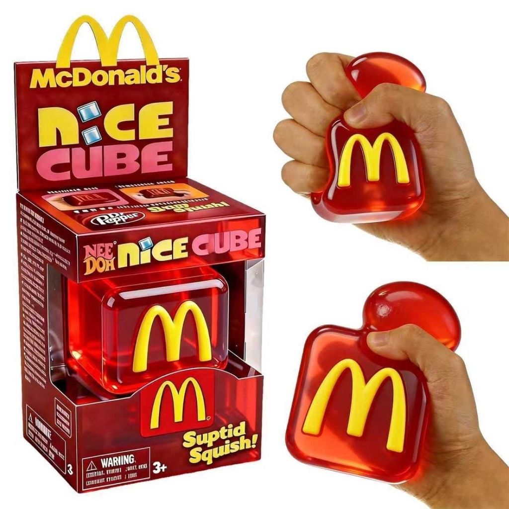Needoh Cola McDonalds Cube Maltose Decompression Play Burger ส่ง 8.27