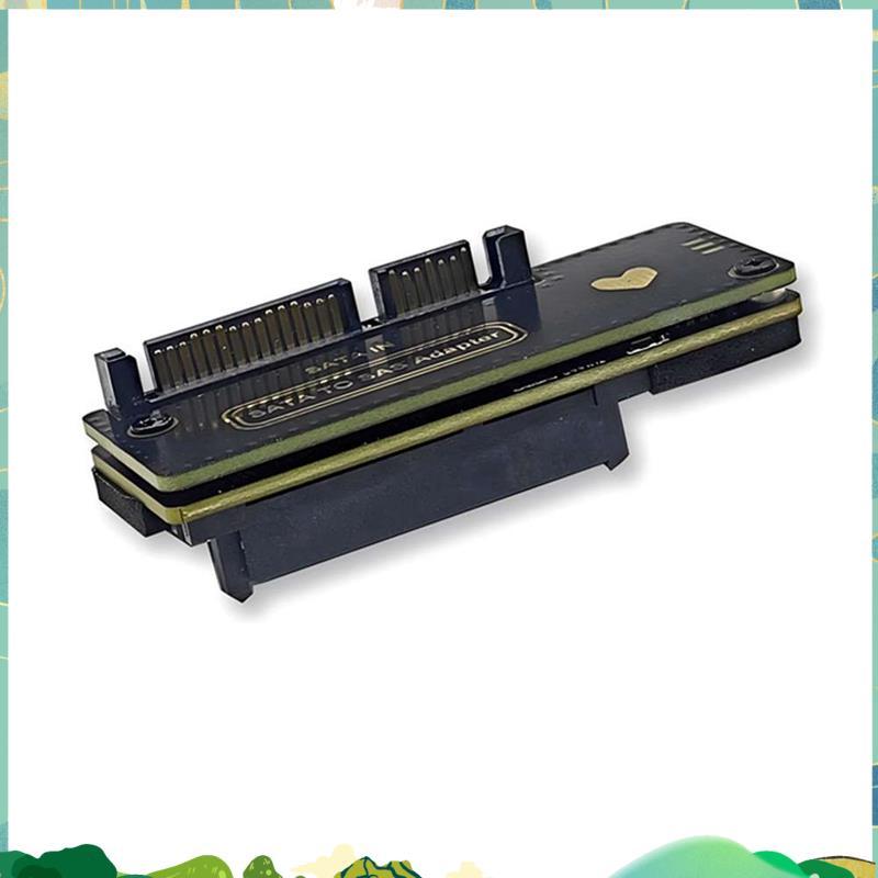 SATA ถึง SAS HDD อะแดปเตอร์การ์ด 6Gbps SATA 3.0 22Pin ถึง SAS 29Pin การ์ดขยายสําหรับ SAS 2.5/3.5 นิ้