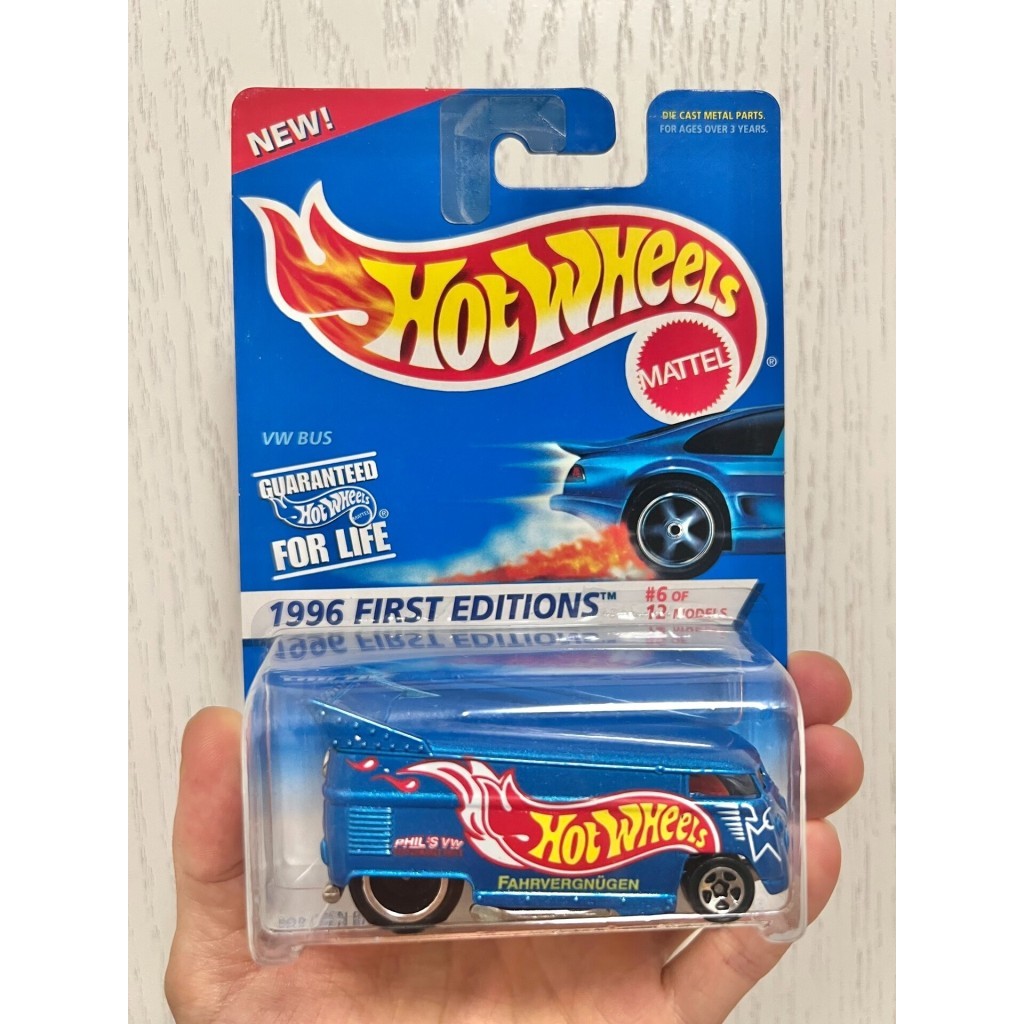 [现货]风出版者火轮老卡VW Drag Bus,蓝,race team车装,Hot Wheels VW Drag Bus รุ่นแรก Blue Mint Collectors ที่ชื่นชอบ