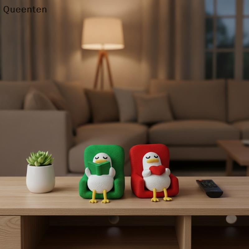Queenten มือสําเร็จรูป 3D พิมพ์ขี้เกียจ Du ตุ๊กตาสร้างสรรค์เครื่องประดับอ่านหนังสือสําหรับ Home Offi