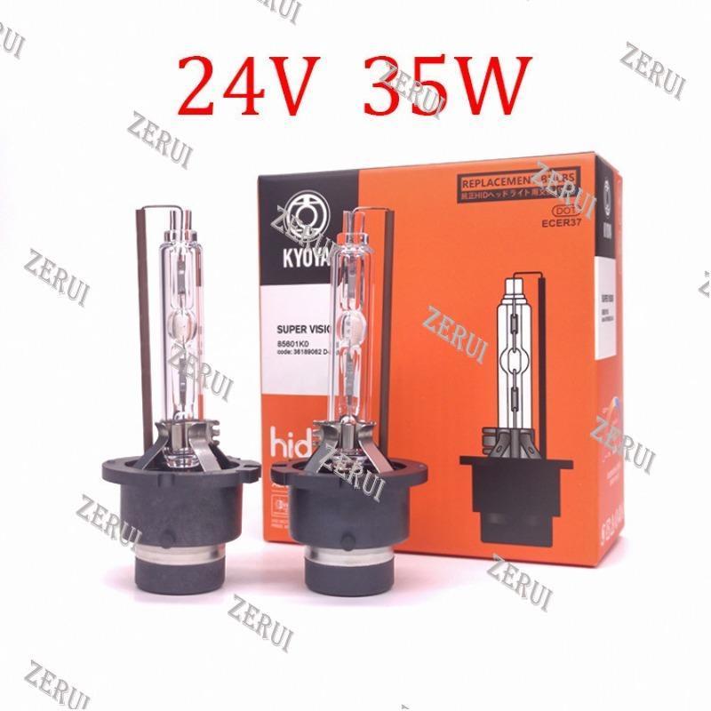 ZR สําหรับ 2PCS 24V 35W D2R LED HID หลอดไฟ CBI HID Xenon ไฟหน้า D2S D4S D4R Xenon โคมไฟ 4300K 6000K 
