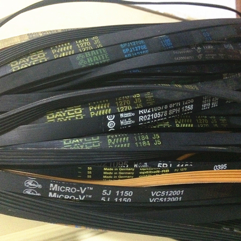 เหมาะสําหรับสายพานส่งเครื่องซักผ้ากลอง Siemens Bosch 5PJE1255/1281/1189/1246/1252