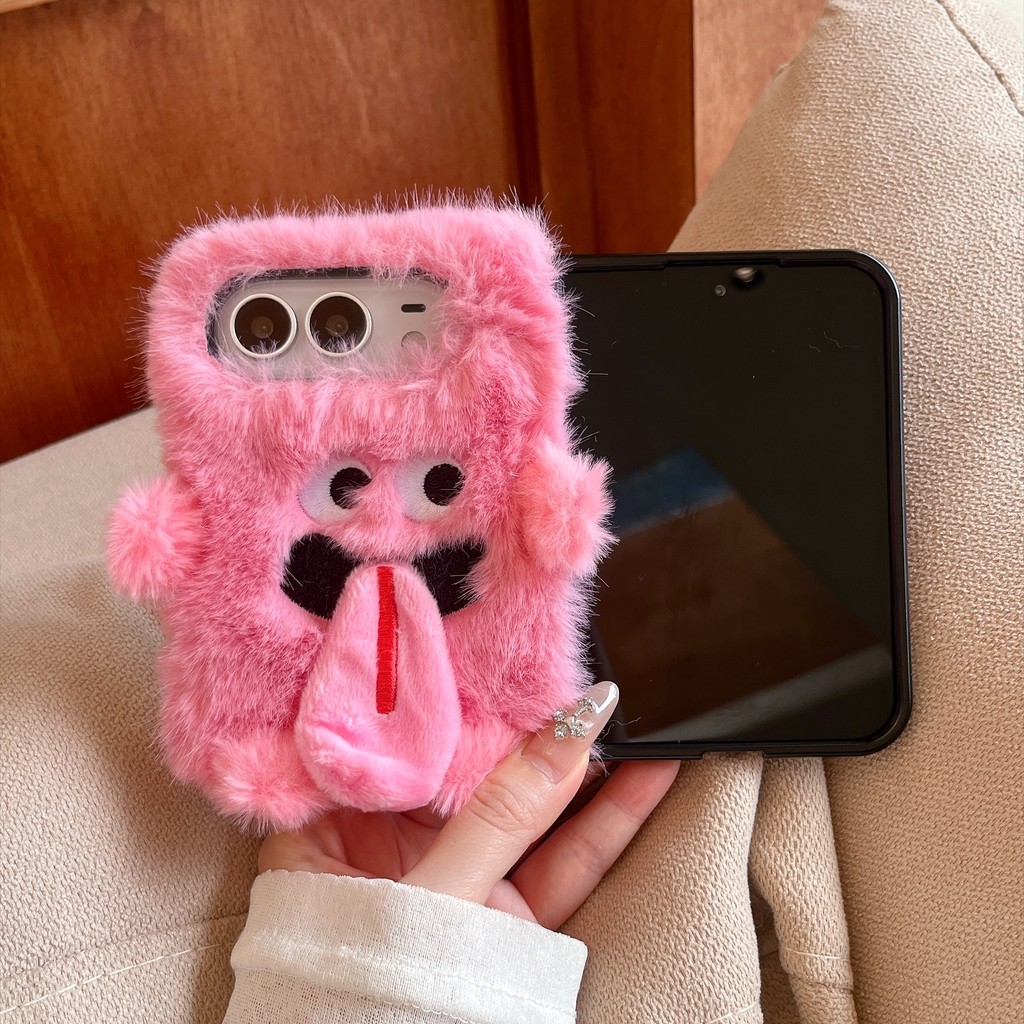 Fuzzy ลิ้นฝาครอบมอนสเตอร์สําหรับ iTel A80 A70 A60 A50 A50C A49 A48 A25 Pro A05S A04 4G 5G Fuzzy ลิ้น