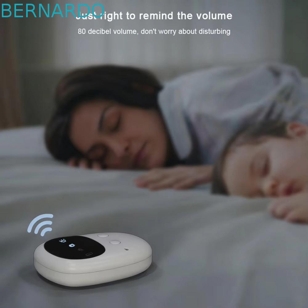BERNARDO เตียง Wetting Enures Alarm, ไร้สาย USB ชาร์จ Bedwetting Alarm, อัจฉริยะแบบพกพาความไวสูง Noc