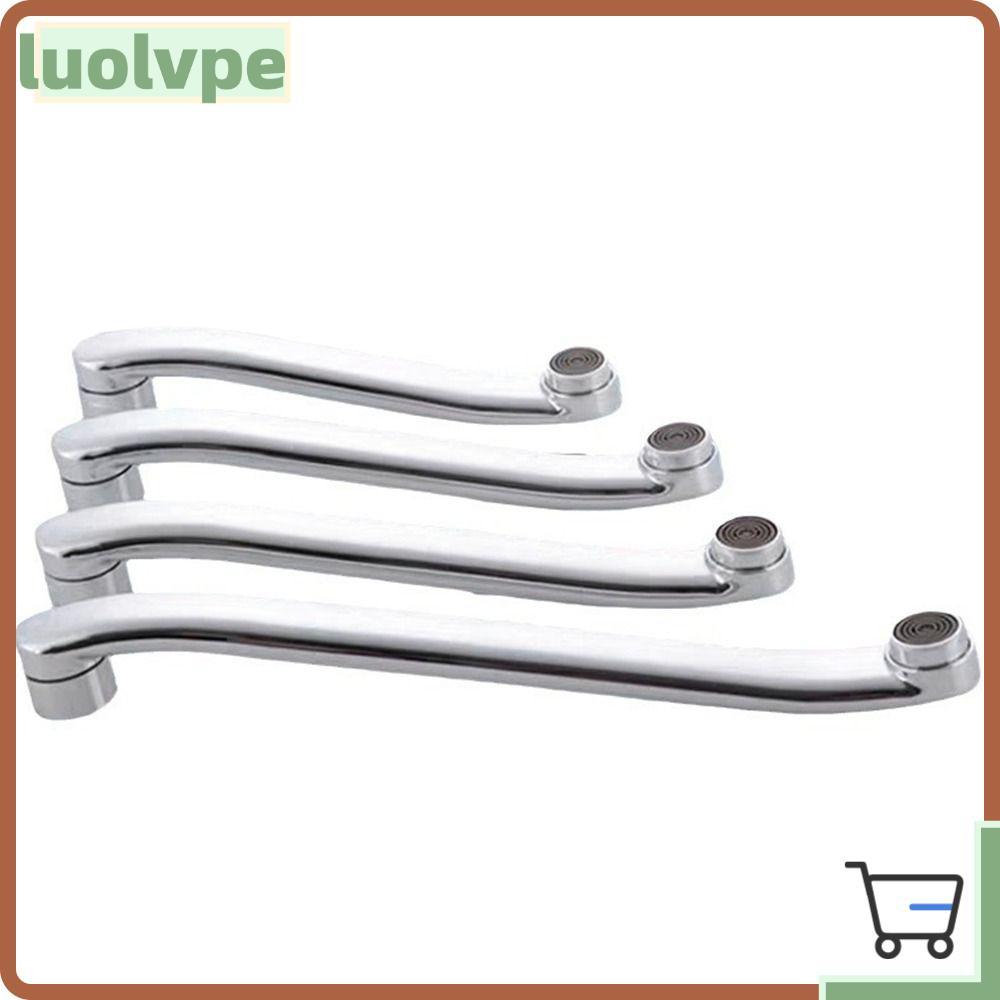LUOLVUO Faucet Extender Connector, Quick Open S-type Basin Faucet Tube, Creative Stainless Steel Sin