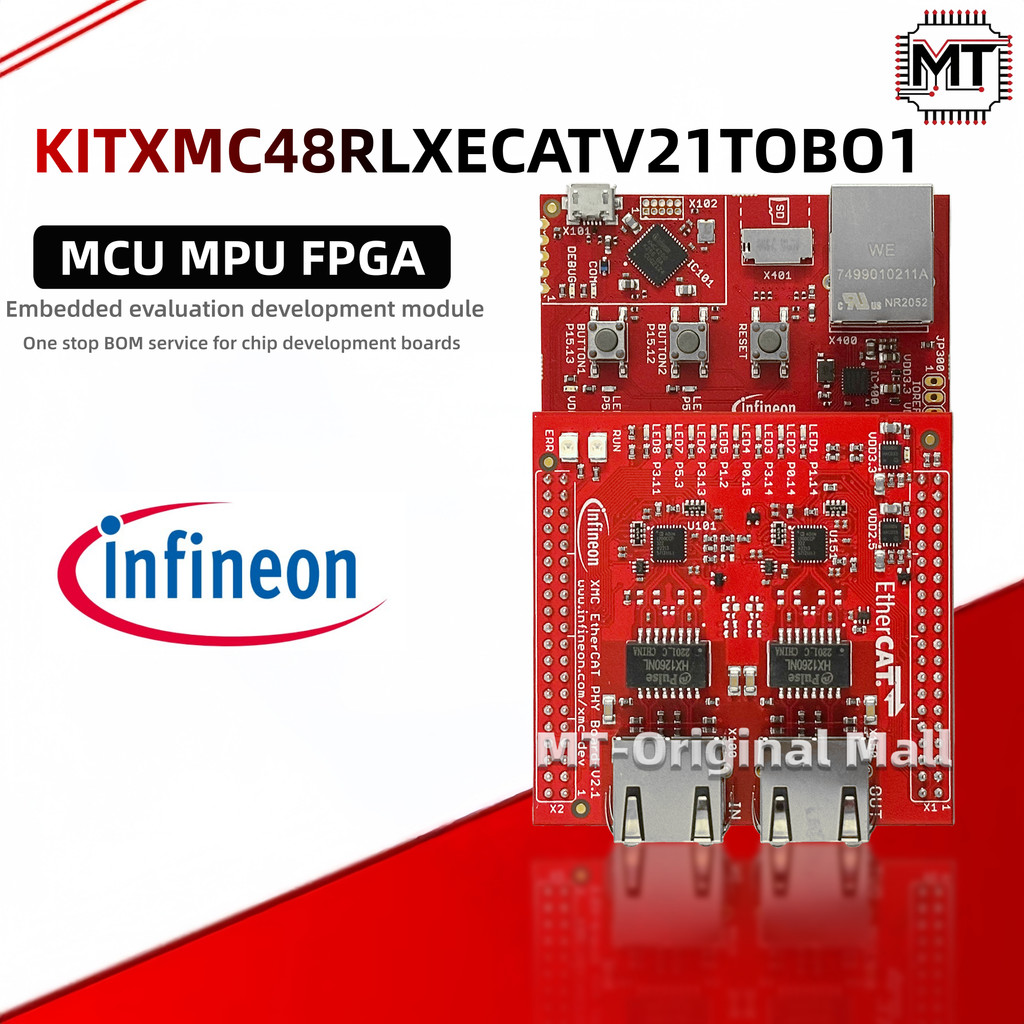 MT-Original Mall KITXMC48RLXECATV21TOBO1 XMC4800 MCU Relax EtherCAT ชุดประเมิน