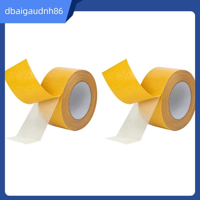 READY STOCKpaper Tape High Stickiness Rug Tape with Easy Tear, 66FT Tape