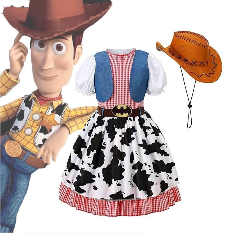 John Lasseter นายอําเภอ Woody Pride Woody Jessie คอสเพลย์เครื่องแต่งกายวัน 6 cos เครื่องแต่งกาย West