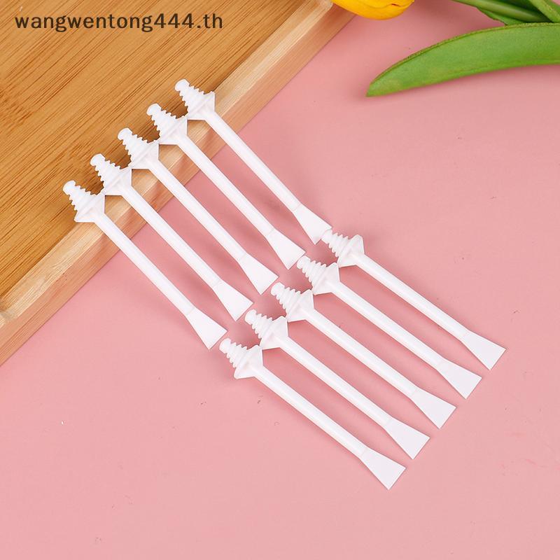 [ TH Fashion ] 10 ชิ้น Nose Wax Wax sti แว๊กซ์กําจัดขนพลาสติกแบบใช้แล้วทิ้ง smearing sti .