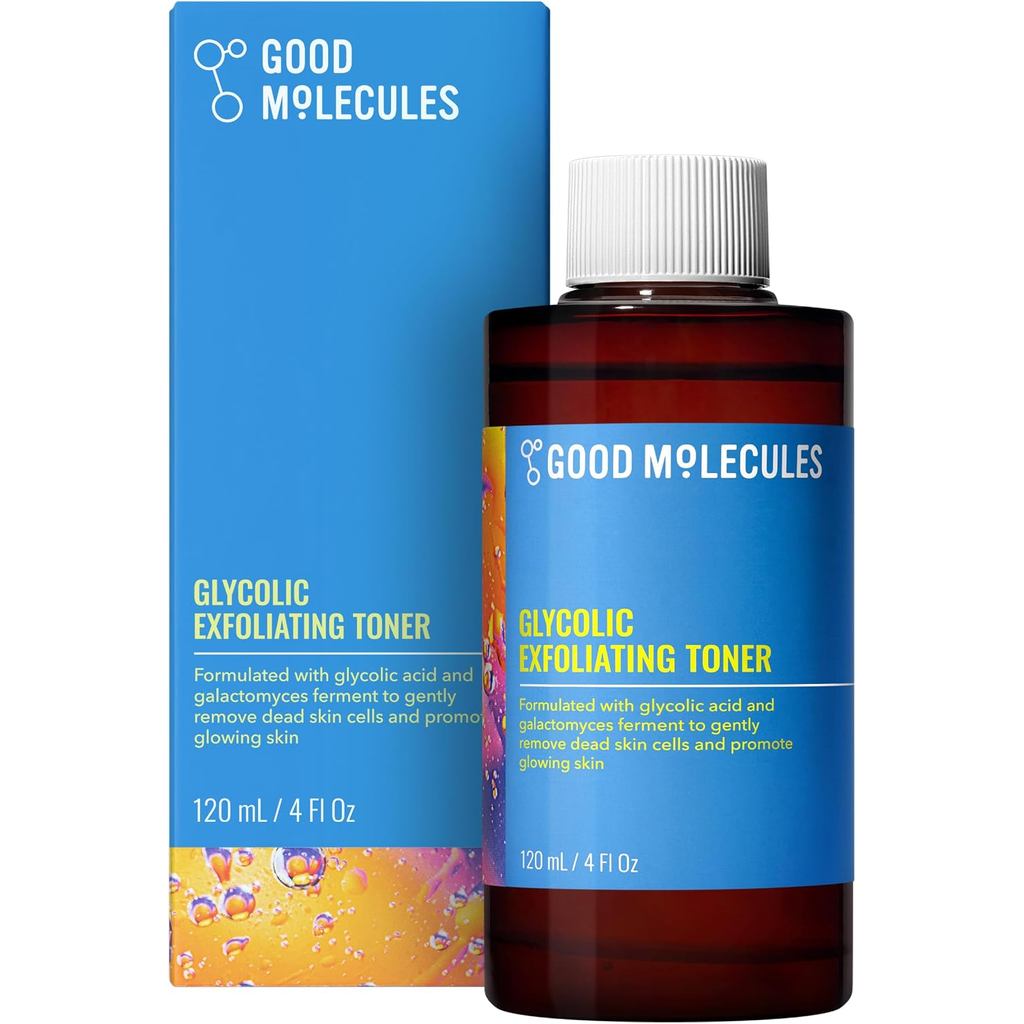 Good Molecules Glycolic Exfoliating Toner, AHA Toner for Face, 4 fl oz LOVQ