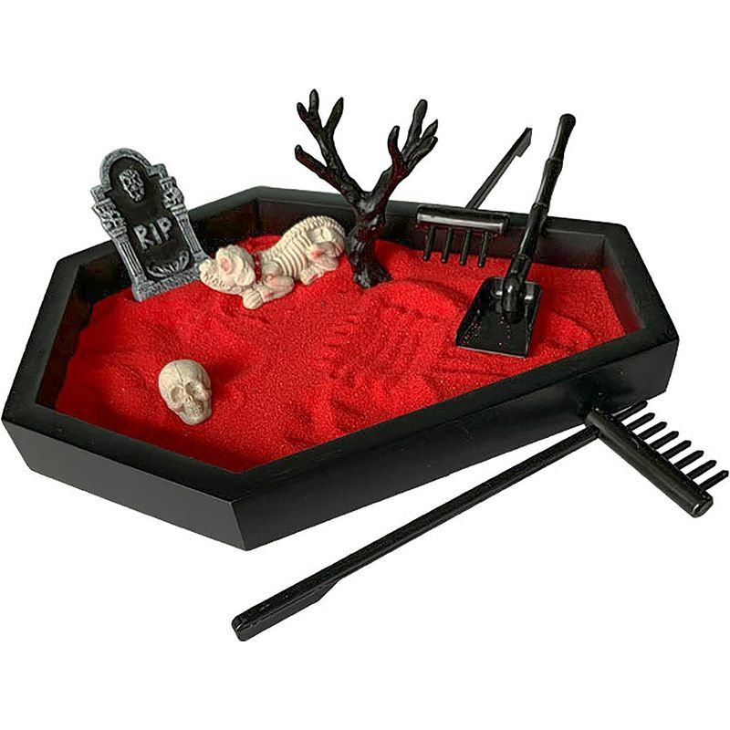 Zen Garden สําหรับโต๊ะของขวัญโกธิคตกแต่งสํานักงาน Mini Zen Garden Kit (ชุดโกธิค A)