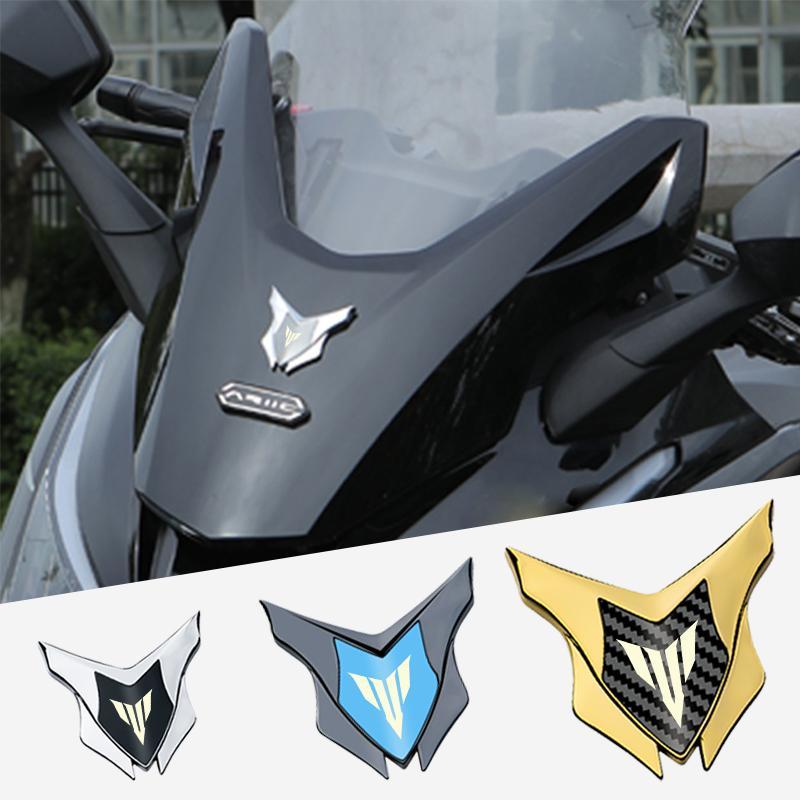 3D โลหะรถจักรยานยนต์สัญลักษณ์ตกแต่งสติกเกอร์ Trim สําหรับ Yamaha NMAX 155 Yamaha Aerox 155 NVX 155 X