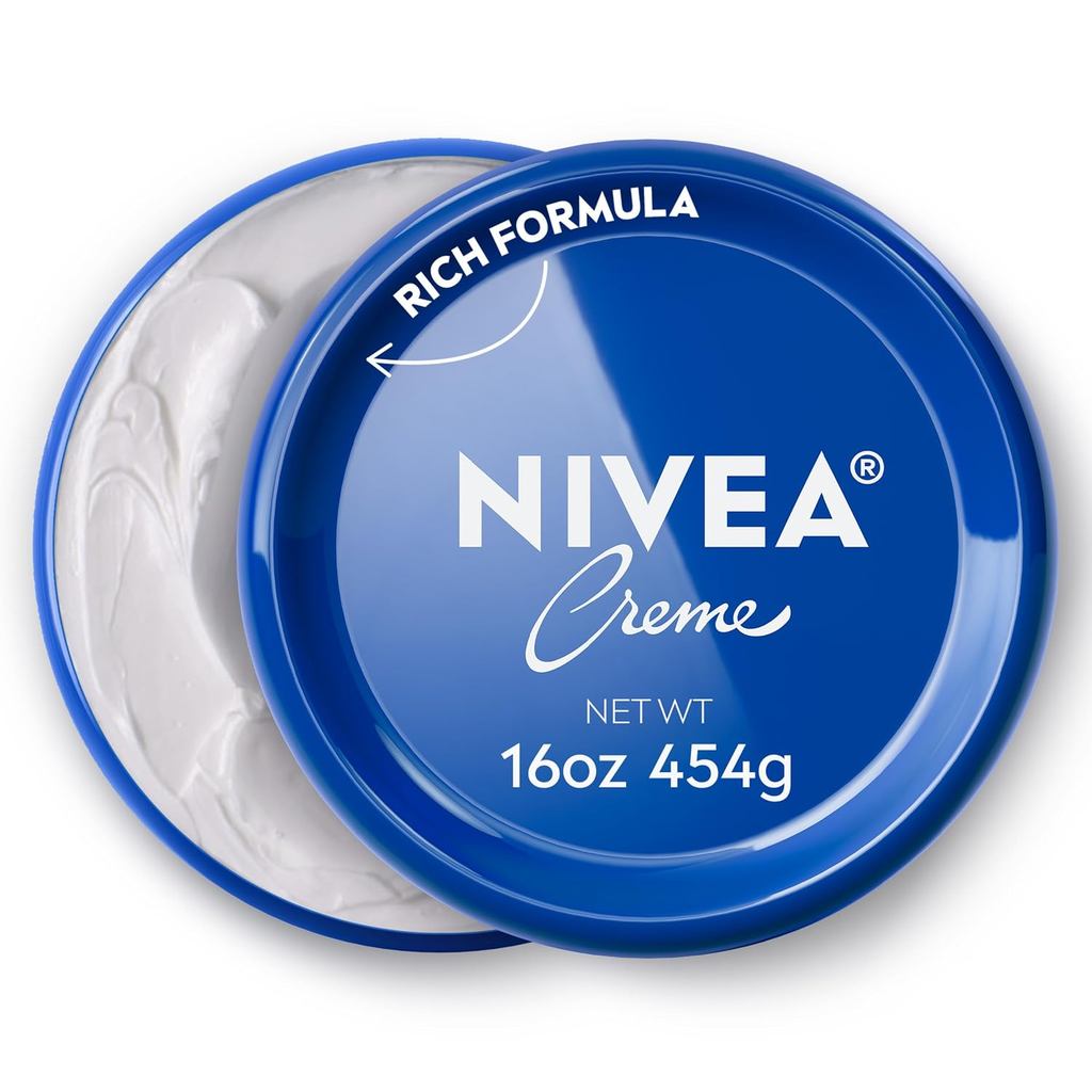 NIVEA Creme Daily Moisturizing Cream for Face, Hand and Body, 16 OZ JTXS
