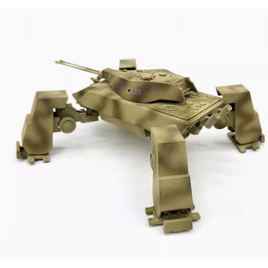 รวบรวมรุ่น UA72354 1/72 เยอรมัน E-75 Mech 55mm Twin Gun Assault Tank ชุดโมเดล