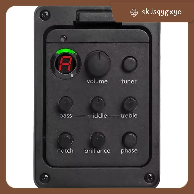 skjsqygxyc201 รถกระบะกีตาร์ Preamp EQ Tuner Mic Blend Preamp สําหรับ Fishman