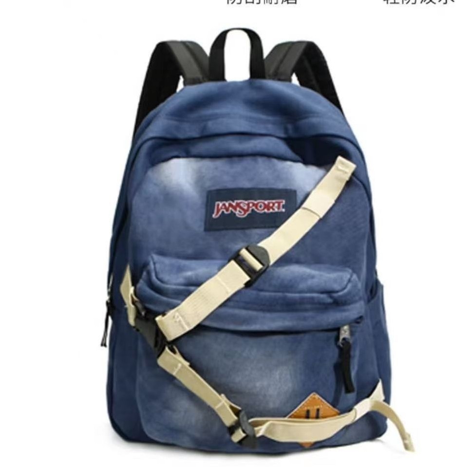 JANSPORT Spiderman สไตล์เดียวกันนักเรียนมัธยมต้นกระเป๋านักเรียน Unisex กระเป๋าเป้สะพายหลังความจุขนาด