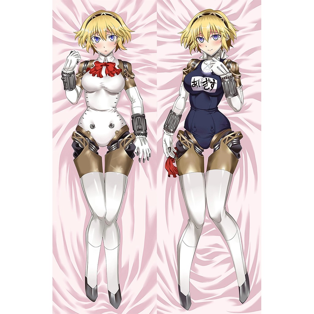 Aigis Persona Anime Dakimakura กอดหมอน Body Case ครอบคลุม Otaku Sleepy