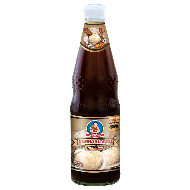 เด็กสมบูรณ์ซอสหอยนางรมสูตรเข้มข้น 800กรัม Healthy Boy Thick Oyster Sauce 800g.