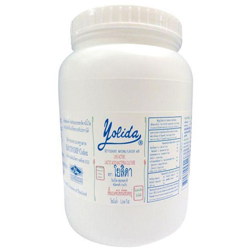 โยลิดาโยเกิร์ตรสธรรมชาติ 1.8กก. Yolida Yoghurt Plain 1.8kg.