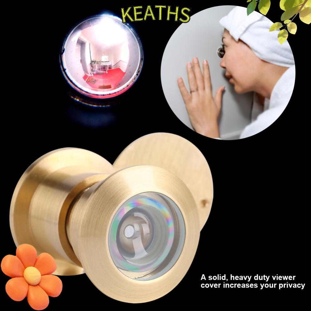 KEATHS ประตู Viewer, 28 มม.ซาตินทอง Peephole Viewer, พรีเมี่ยมทองเหลือง Security ประตู Viewer Office
