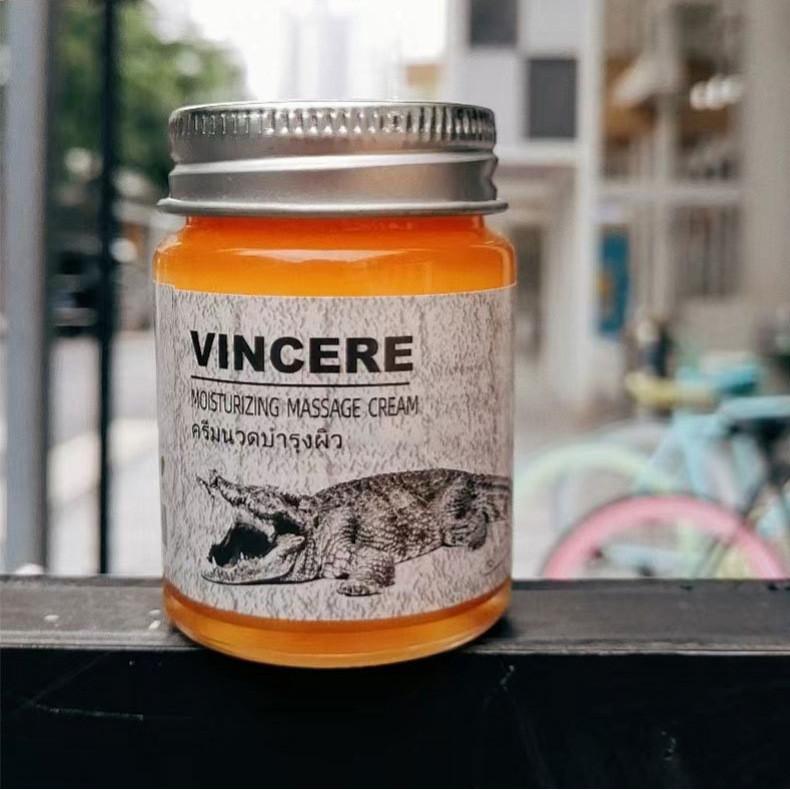 New Product~General trade VINCERE Victory Brand Thai Crocodile Balm Massage Cream for Repair and Soo