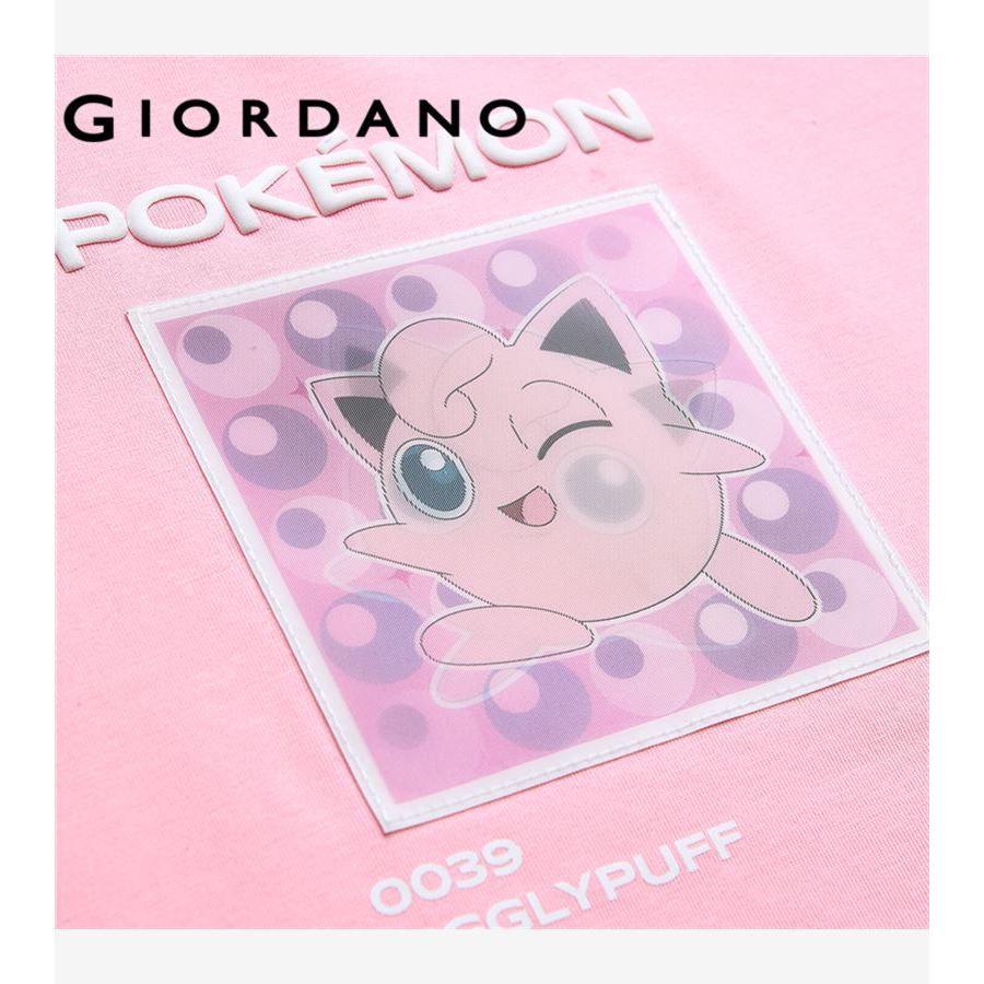 GIORDANO تيشيرت أطفال سورونا مطبوع Pokémon — صورة 7