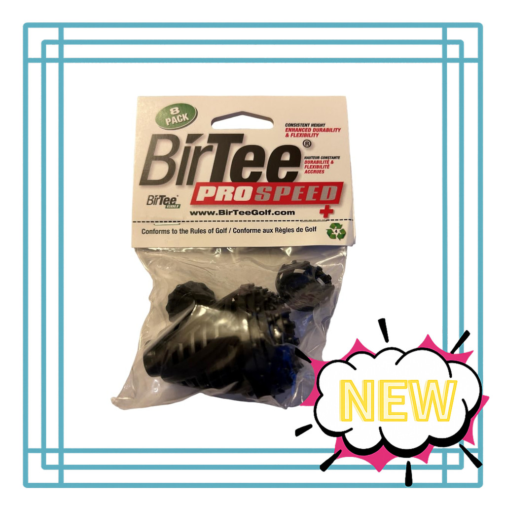 BirTee Golf Tees - PRO Speed Plus: Flexibility and Durability - 8-Pack Indoor Golf Tees / Golf Simul