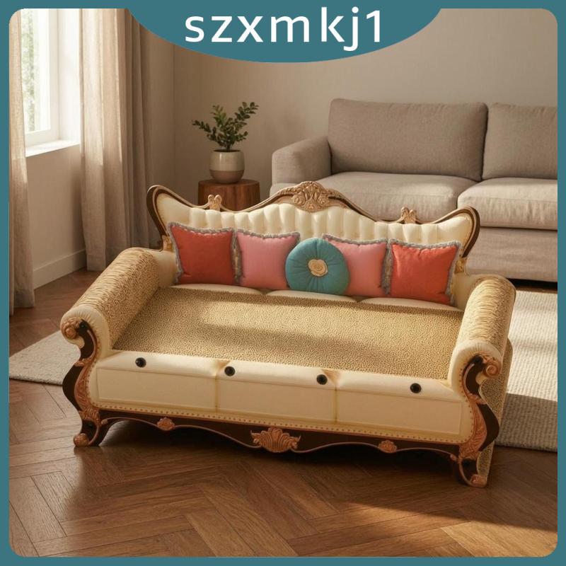[Szxmkj1] Cat Scratcher กระดาษลูกฟูกกระดาษแข็ง Cat Couch Dense Retro Sofa Basic